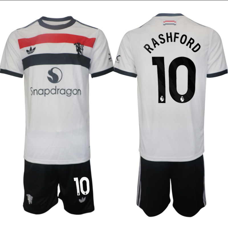 Men 2024-2025 Club Manchester United away white #10 Soccer Jersey